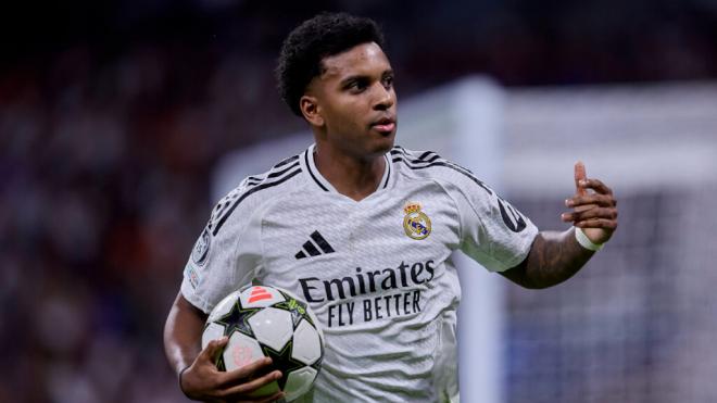 Rodrygo Goes durante un partido del Real Madrid (foto: Cordon Press).