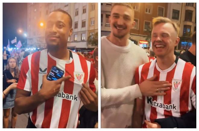 Muhammad Ali Abdur-Rakhman y Harald Frey, jugadores del Bilbao Basket en San Mamés.