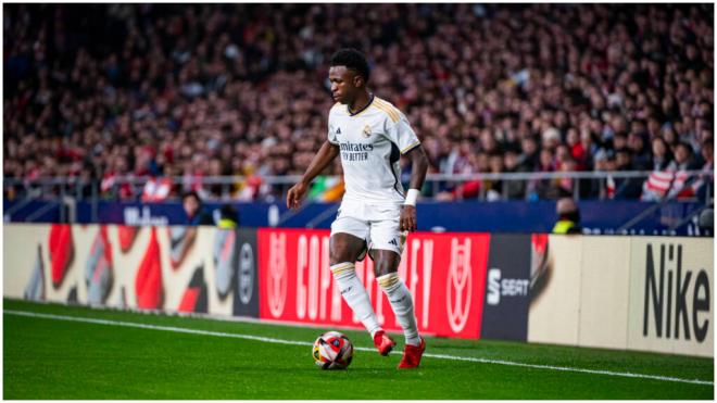 Vinicius en el derbi del Metropolitano (Cordon Press)