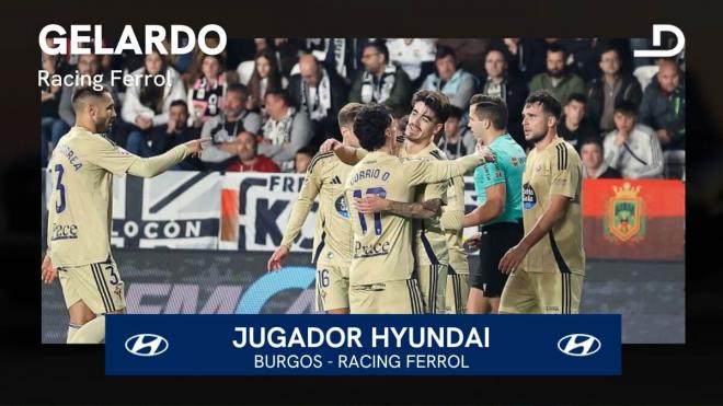 Aitor Gelardo, Jugador Hyundai del Burgos - Racing de Ferrol.