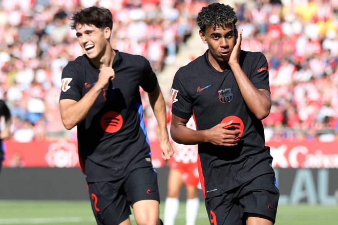 Lamine Yamal y Pau Cubarsí, jugadores del FC Barcelona (Foto: Cordon Press)