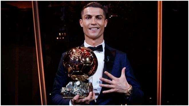 Cristiano Ronaldo consigue su quinto Balón de Oro en 2017. (Fuente: Cordon Press)