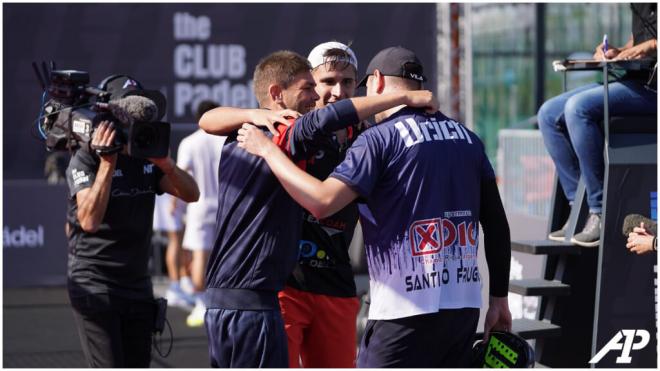 Frugoni y Del Moral pasan a cuartos de finales del Catalunya Open tras vencer a López y Rolla. (Fuente: @A1PadelOfficial)