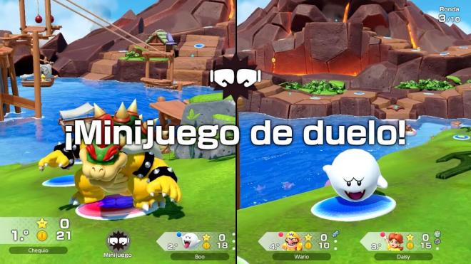 Los duelos, uno de los elementos más recurrentes de las partidas Mario Party.