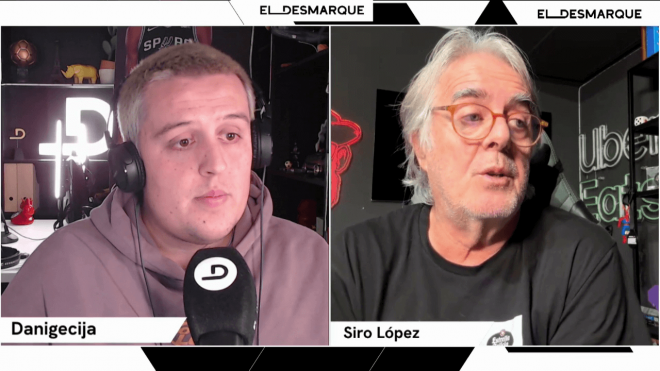 Siro López en el twitch de ElDesmarque