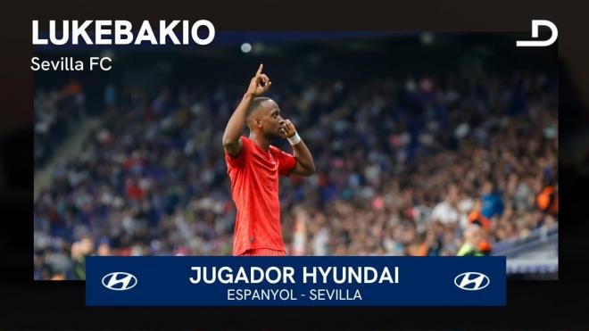 Dodi Lukebakio, Jugador Hyundai del RCD Espanyol-Sevilla FC