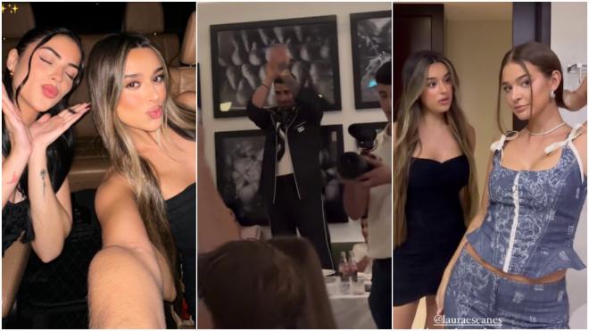 Algunas de las influencers que estuvieron en la cena de Ilia Topuria (Instagram: @martaa_diiaz)