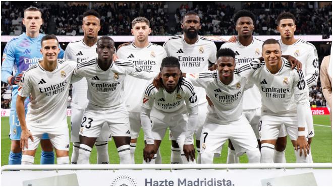 El once del Madrid en el Clásico (Foto: Real Madrid)