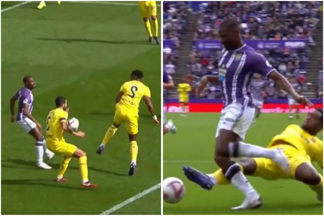 La mano de Raúl Albiol y el penalti de Logan Costa en el Valladolid-Villarreal.