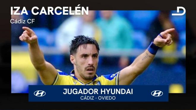 Iza Carcelén, Jugador Hyundai del Cádiz - Oviedo.