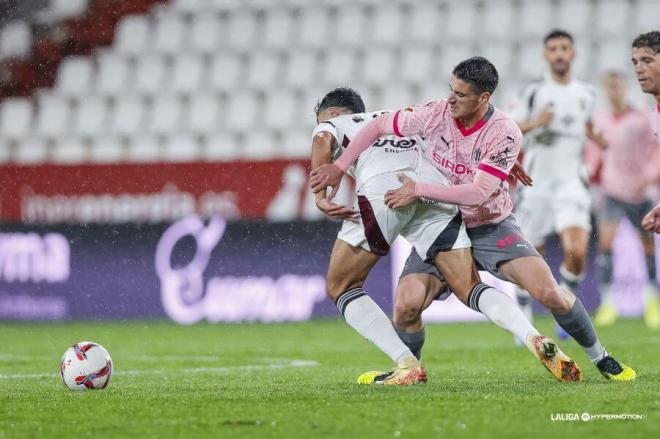 Jugada del Sporting-Albacete (Foto: LALIGA).