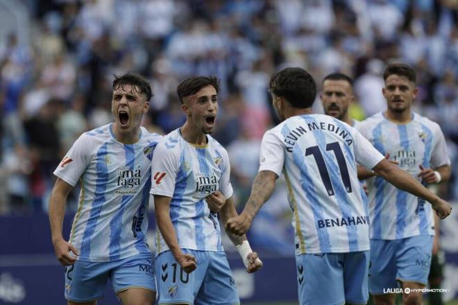 Larrubia celebra su gol al Eibar. (Foto: LALIGA)