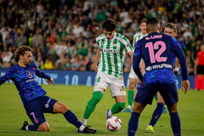 El Atlético de Madrid en el partido contra el Betis (Foto: Cordon Press