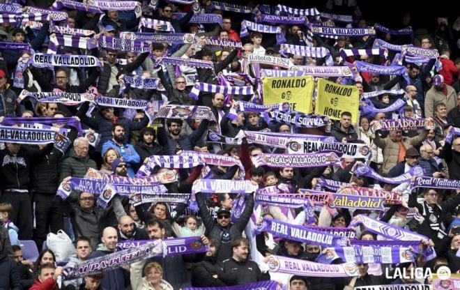 Afición del Real Valladolid.