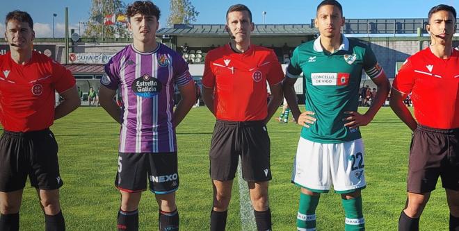 Fran Ortuño, antes del Coruxo - Promesas (Foto: Real Valladolid).