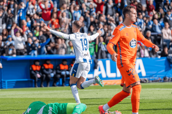 Gol de Dani García (Foto: CD Leganés).