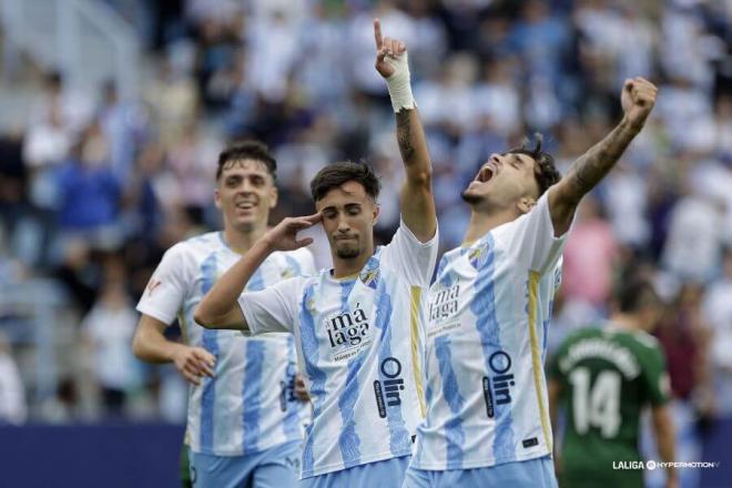 Larrubia celebra su gol al Eibar. (Foto: LALIGA)