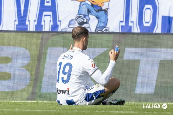 David García marca su primer de la temporada (Foto: LaLiga).