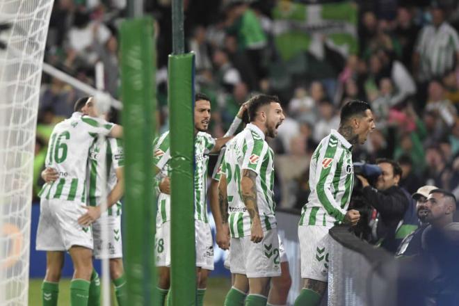 La celebración del 1-0 contra el Atlético de Madrid (Foto: Kiko Hurtado)