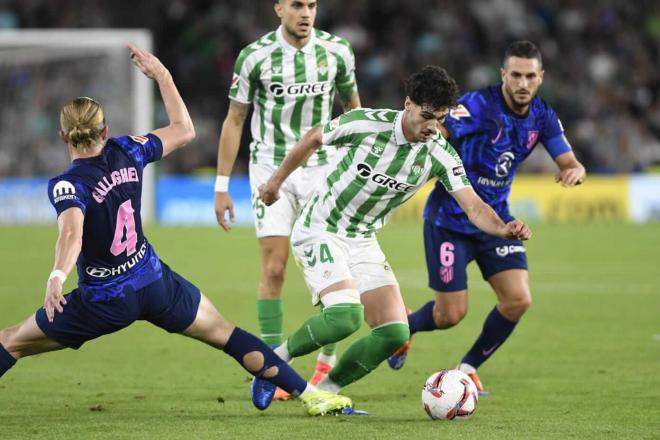 Jhonny Cardoso, ante el Atlético de Madrid (Foto: Kiko Hurtado)