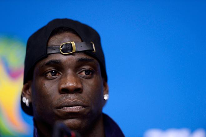 Balotelli, en una rueda de prensa (FOTO: Cordón Press).