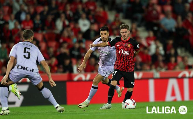 Yuri Berchiche, en Son Moix, ante el Mallorca (Foto: LaLiga).