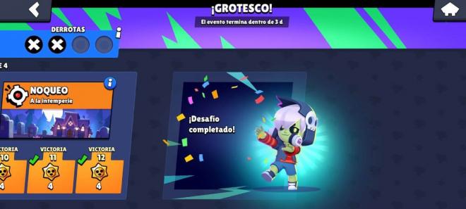 El desafío completado de Gus Grotesco en Brawl Stars