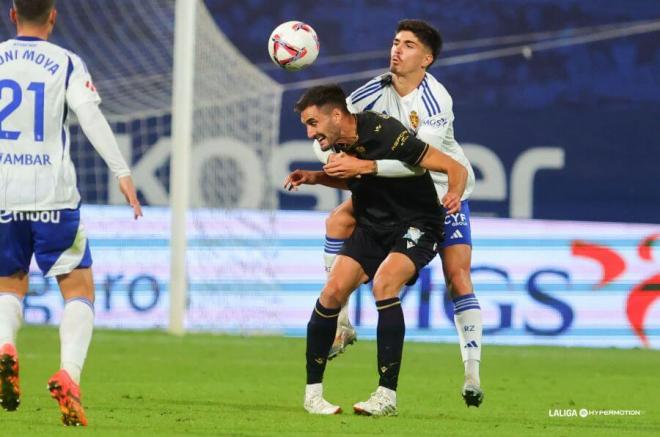 Lance del Real Zaragoza - Castellón (Foto: LaLiga).