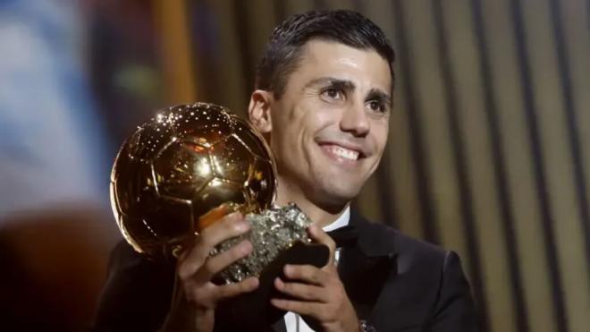 Rodrigo Hernández, Balón de Oro 2024 (Foto: EFE).