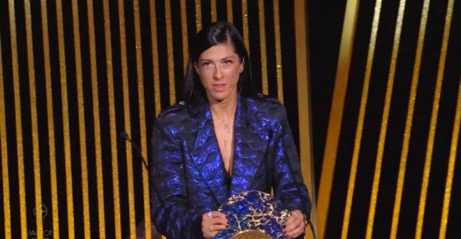 Jennifer Hermoso, Premio Sócrates en el Balón de Oro 2024.