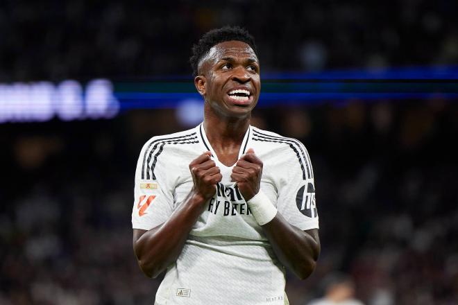 Vinicius Júnior, en un partido con el Real Madrid (Foto: Cordon Press).