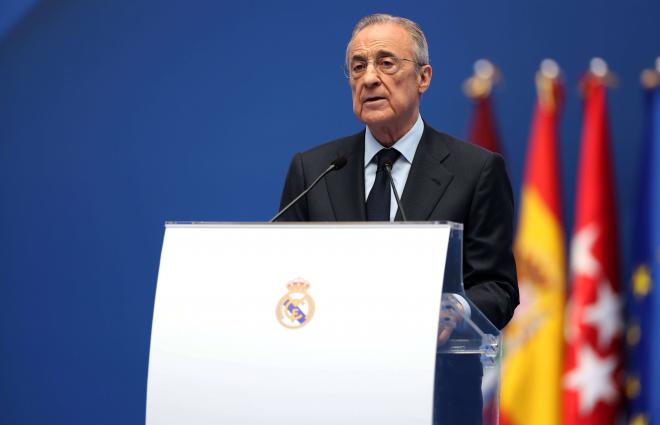 Florentino Pérez, en un acto del Real Madrid (Foto: Cordon Press).