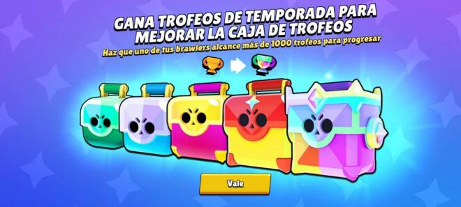 Las nuevas cajas de trofeos de Brawl Stars