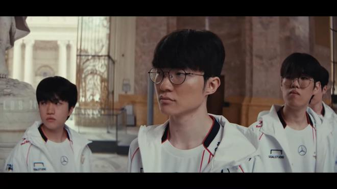 Faker en el vídeo promocional de la semifinal de Worlds 2024 (Imagen: Lolesports).