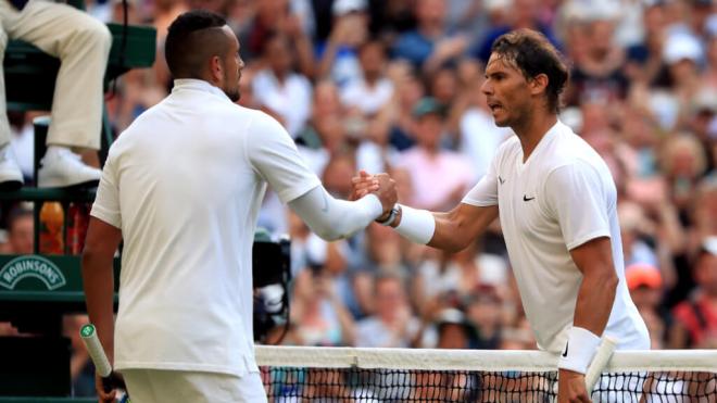 Nick Kyrgios contra Rafa Nadal (Europa Press)