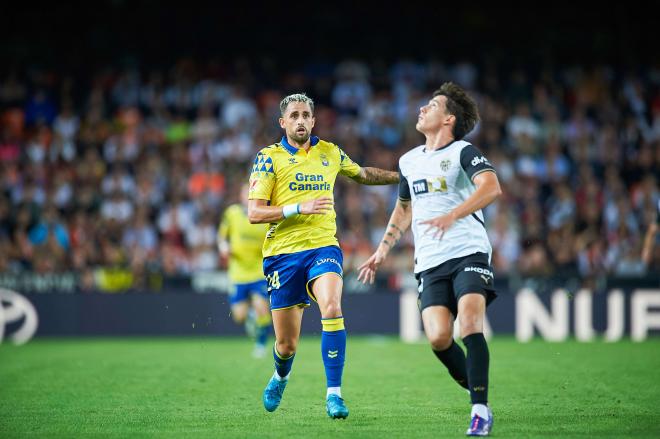 Janujaz, en un partido con Las Palmas (Foto: Cordon Press).