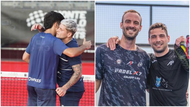 Fede Chiostri y Maxi Sánchez se enfrentarán en octavos de final a Oier Zuazua y Marc Monne. (Fuente:@A1PadelOfficial)