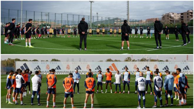 Real Madrid y Barcelona guardan un minuto de silencio por las víctimas en Valencia (Redes Sociales