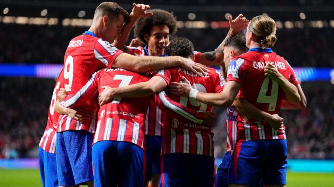 El Atlético de Madrid ante el Lille (Europa Press)