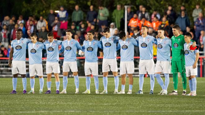 Once titular del Celta ante la UD San Pedro (Foto: RC Celta).