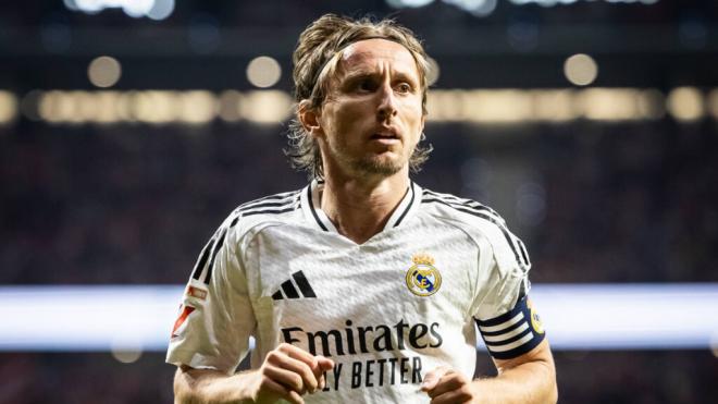 Luka Modric, durante un partido con el Real Madrid (Fuente: Cordon Press)