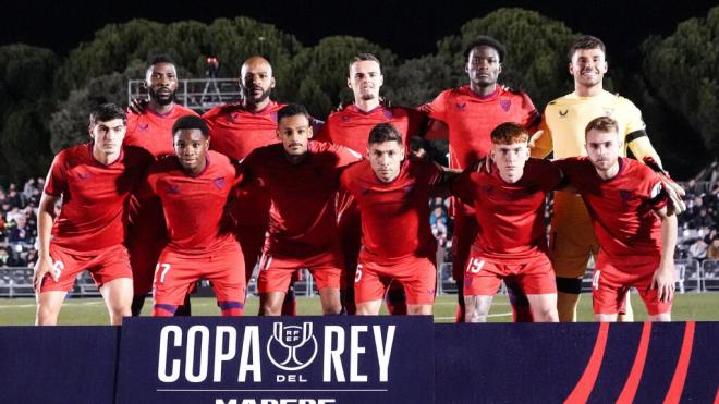 El once del Sevilla ante Las Rozas (Foto: SFC).