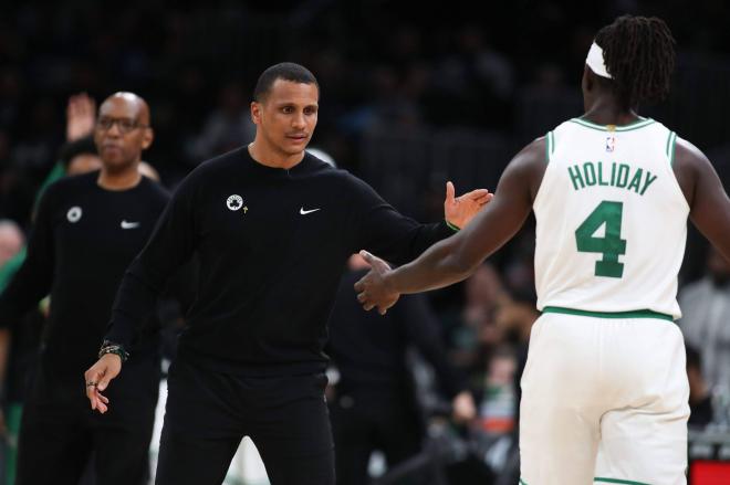 Joe Mazzulla, entrenador de los Celtics (Foto: Cordon Press).