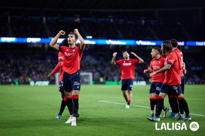 Ante Budimir celebra un gol con Osasuna (Foto: LALIGA).