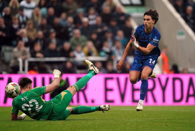 Joao Félix, en un partido con el Chelsea en la Carabao Cup (Foto: Cordon Press).