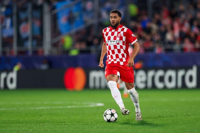 Arnaut Danjuma, durante un partido del Girona (Foto: Cordon Press).