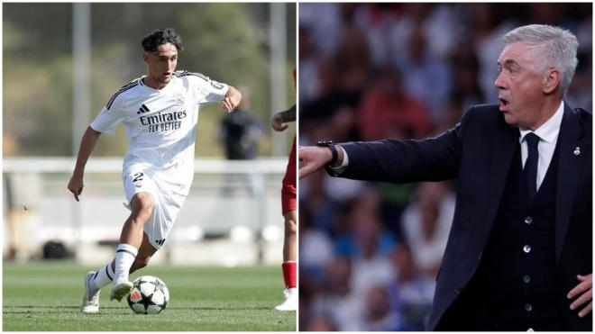 Carlo Ancelotti subió a Jesús Fortea al primer equipo desde el Juvenil.