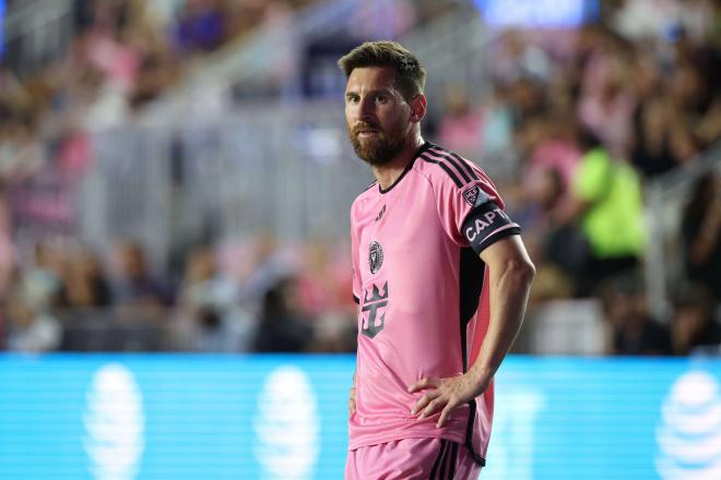 Leo Messi, durante un partido del Inter de Miami (Foto: Cordon Press).