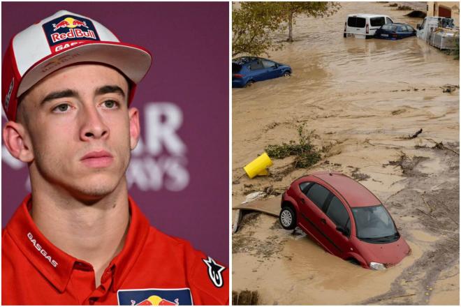 Pedro Acosta y las inundaciones en Valencia.