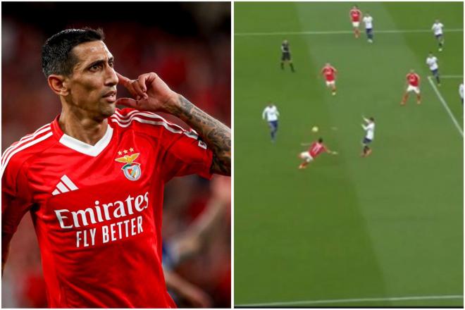 Ángel Di María y su golazo de volea.